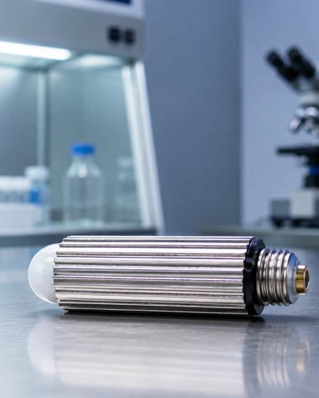 Lâmpada UV e sua eficiência na esterilização em ambientes laboratoriais